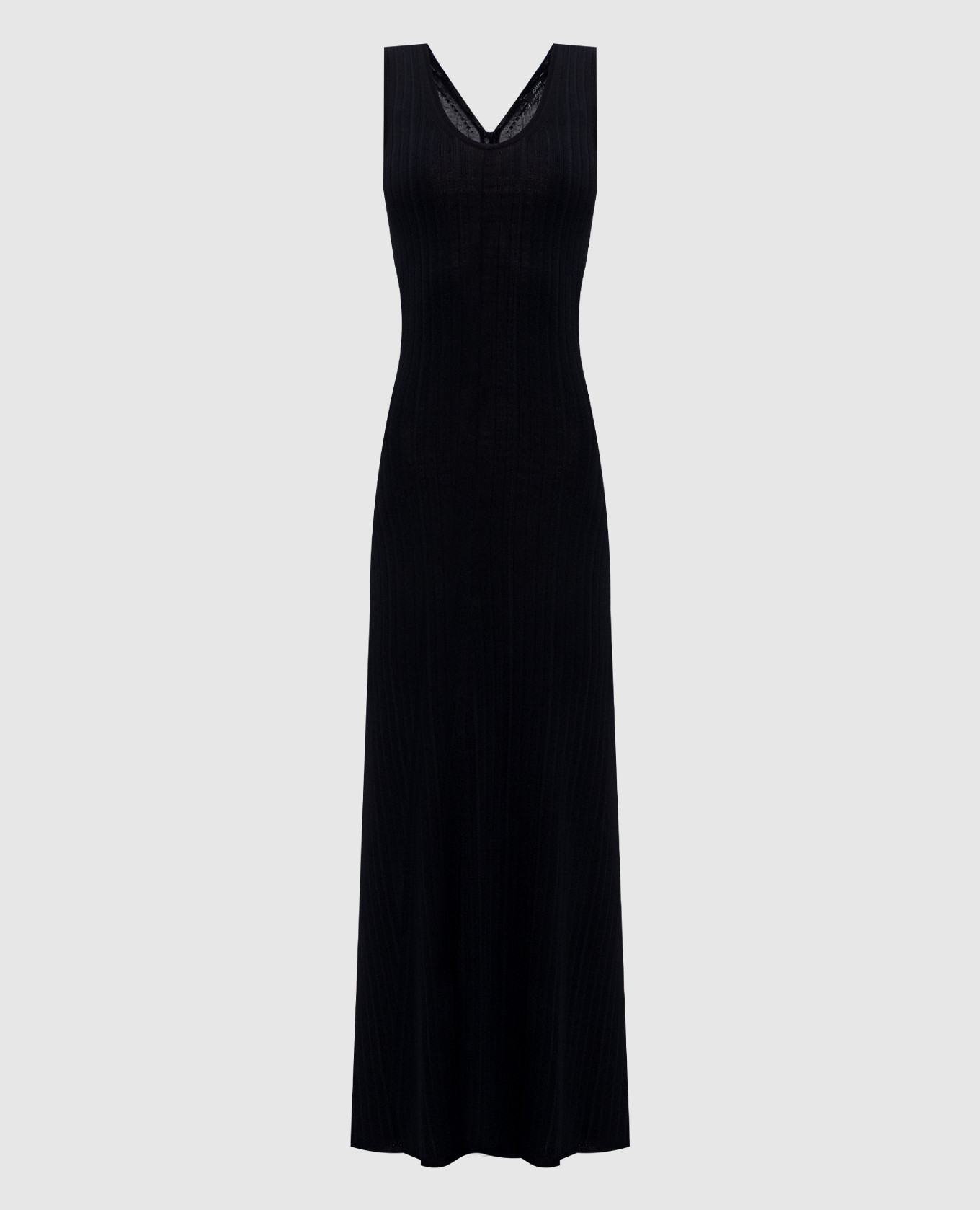 

Черное платье миди, Черный, Повседневные платья