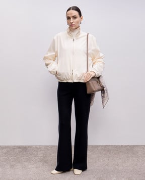 Loro Piana Синие брюки клеш из кашемира FAN3498