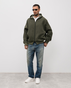 Fear of God Спортивная куртка цвета хаки с шерстью FG25FW32337HDW