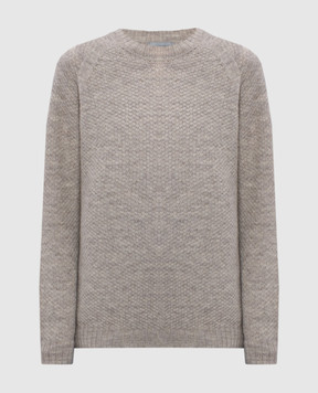 John Smedley Сірий светр Couper з вовни COUPER