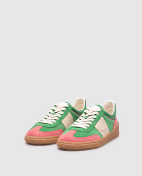 Valentino Зелені замшеві кросівки UPVILLAGE CROSTA 6W2S0IL9LAL