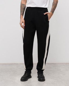 Givenchy Черные джогеры с вышивкой логотипа BM51N1319T