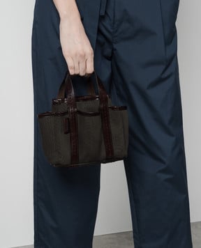 Max Mara Сумка кольору хакі GARDEN GARDENCABASXS