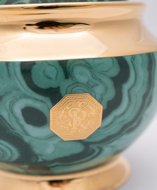 Stefano Ricci Зеленый фарфоровый сахар с логотипом OCZ001MLCH01 изображение 2