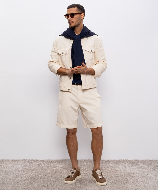 Brunello Cucinelli - Синяя футболка M29805200 купить в Symbol