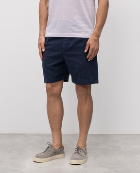Canali Синие шорты PT0135595601