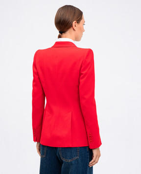 Alexander McQueen Красный жакет 585442QEAAA