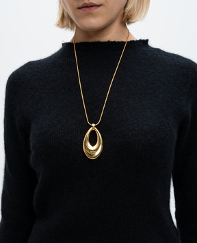 Tom Ford Золотая цепочка ARP с подвеской каплей JW064AMT001X