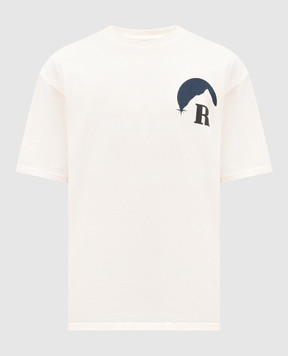 Rhude Бежевая футболка Moonlight RHPF25TT02012