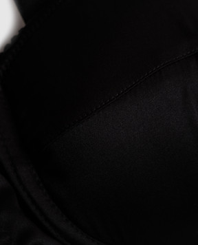 Dolce&Gabbana Чорний ліф із шовку O1C27TON06G