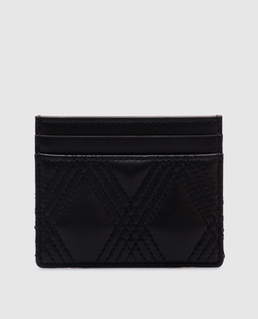 Valentino Чорний шкіряний картхолдер QUILTIE 7W2P0AS1MIC