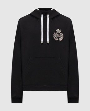 Dolce&Gabbana Чорне худі з логотипом G9BSGZG7PFU