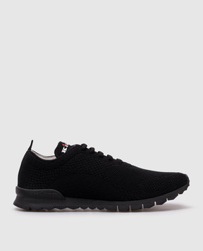 Kiton Черные кроссовки с логотипом USSFITBN00847