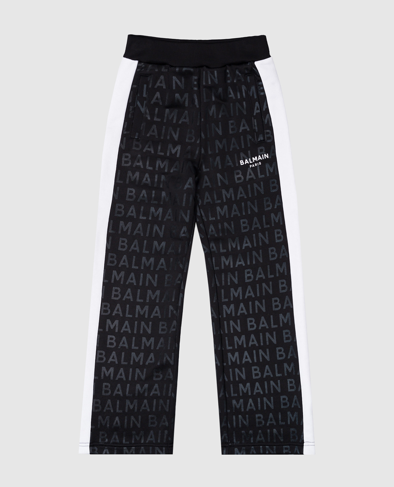 

Черные брюки с логотипом, Черный, Повседневные брюки casual