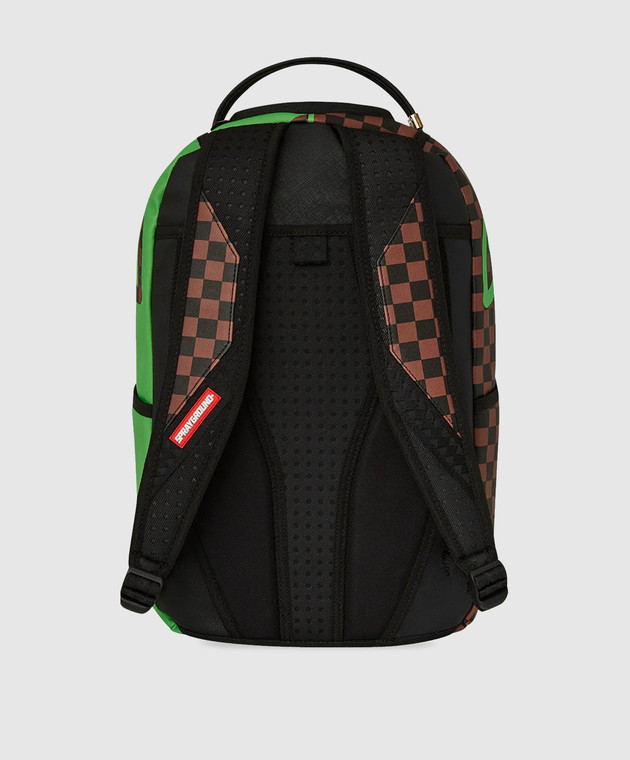 Sprayground - Дитячий зелений рюкзак MONEY BEAR з логотипом