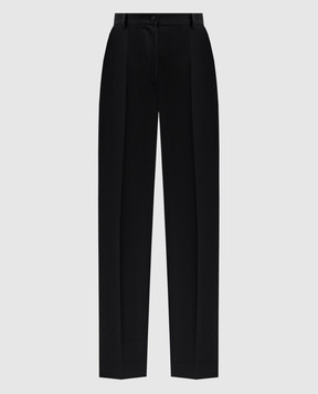 Dolce&Gabbana Черные брюки с шерстью FTAM0TFU28J