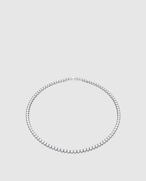 Swarovski Сріблясте намисто Matrix Tennis з кристалами 5681801