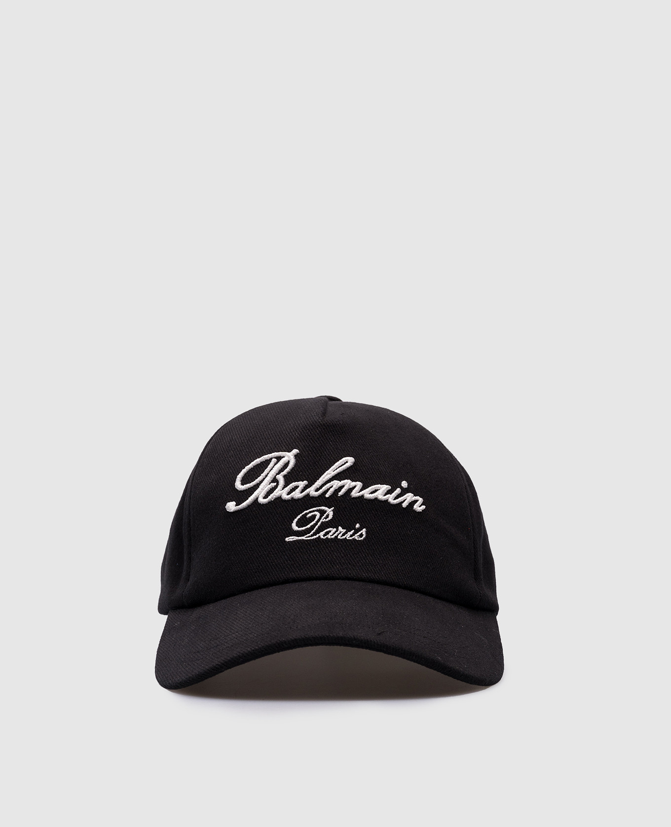 

Черная кепка с контрастной вышивкой логотипа, Черный, Кепки