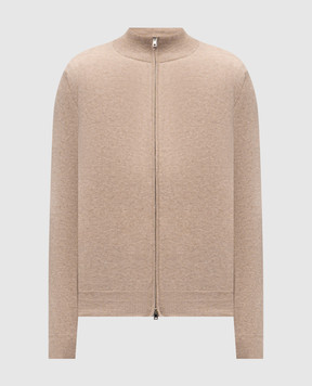 Cashmere&Whiskey Бежевий кардиган з кашеміру MU8671312341R