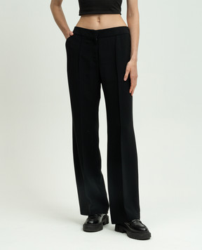 Jil Sander Черные брюки клеш J02KA0194J65140