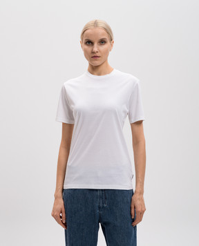 Jil Sander Біла футболка з логотипом J01GC0105J45051