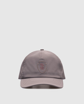 Brunello Cucinelli Серая кепка с эмблемой MCAP9911T