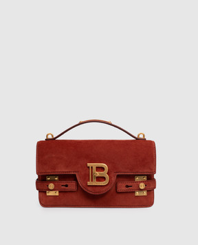 Balmain Коричнева замшева сумка B-Buzz FN0DA828LCRA