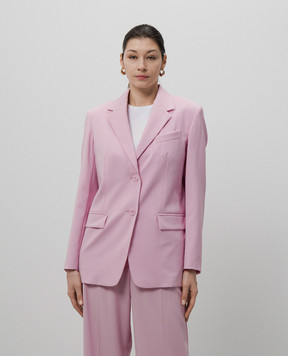 Max Mara Weekend Рожевий жакет MATERIA з вовни MATERIA