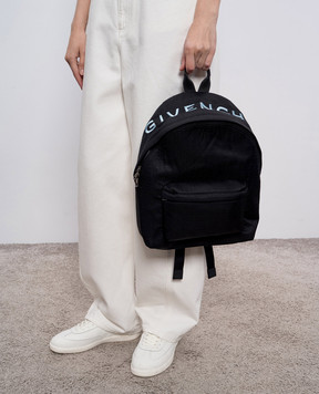 Givenchy Детский черный рюкзак с логотипом H30669