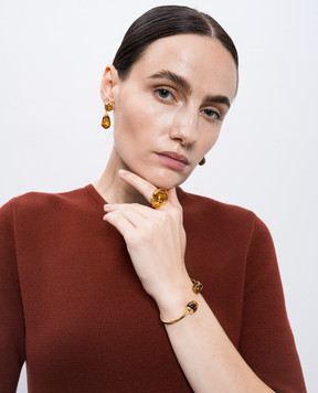 House of Fou Сережки Waka з позолотою 22 карат WAKAWITHDROPS