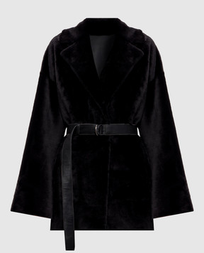 Babe Pay Pls Двостороння дублянка з поясом 2421MERINO
