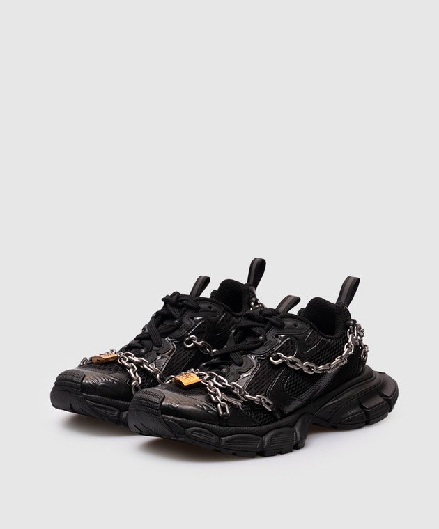Balenciaga - Чорні кросівки 3Xl Chain 825622W3XPL купити в Symbol