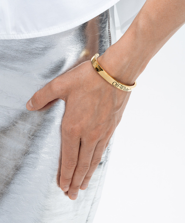 Off-White браслет с логотипом OWOA12IF24MET001 изображение 2