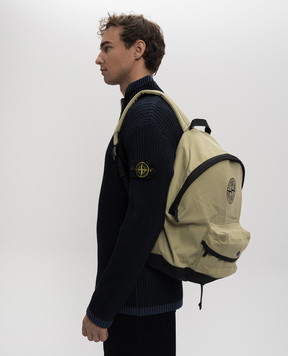 Stone Island Детский рюкзак с вышивкой логотипа 811690769