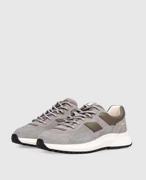 Bally Сірі замшеві кросівки Outline MSK0CJSU038