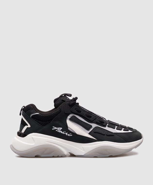 AMIRI - Черные комбинированные кроссовки Bone Runner AMFOSR1091