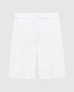 Jil Sander Белые шорты из льна J02KA0323J60001