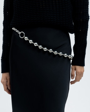Pearl Octopuss.Y Серебристый пояс SPHERE SILVERSPHEREWALLETCHAI