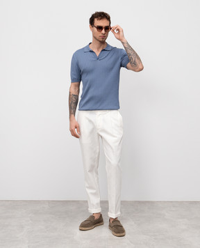 Cashmere&Whiskey Голубое поло 18364Z