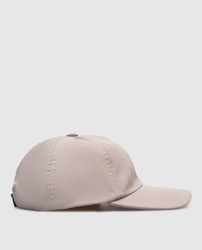 Palm Angels Бежева кепка з вишивкою логотипа PMLB104S25FAB003