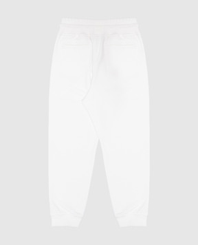 Brunello Cucinelli Детские белые спортивные штаны BM836E348B