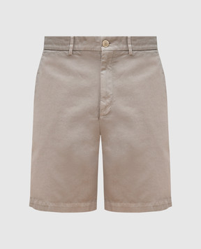 Brunello Cucinelli Серые шорты-бермуды M252DU0010