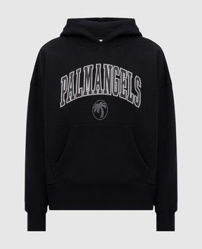 Palm Angels Черные худи с принтом логотипа PWBB023S25FLE001