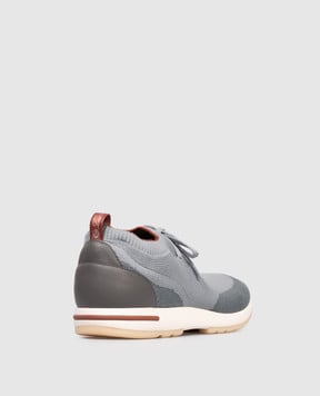 Loro Piana Блакитні кросівки Flexy Walk з вовни FAI1540sh