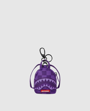 Sprayground Дитячий фіолетовий брелок SHARKS IN PARIS у вигляді рюкзака 910K7920NSZ