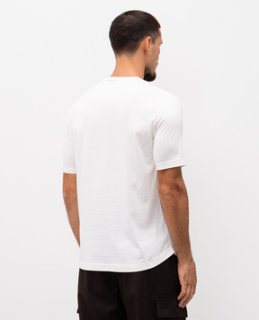 Loro Piana Біла футболка з шовком FAF6128