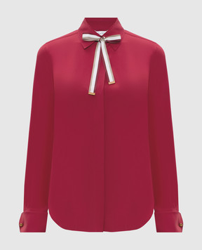 Max Mara Червона блуза APOLLO із шовку APOLLO