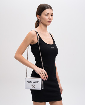 Off-White Серебряная сумка кросс-боди Jitnеy  OWNR032C99FAB001