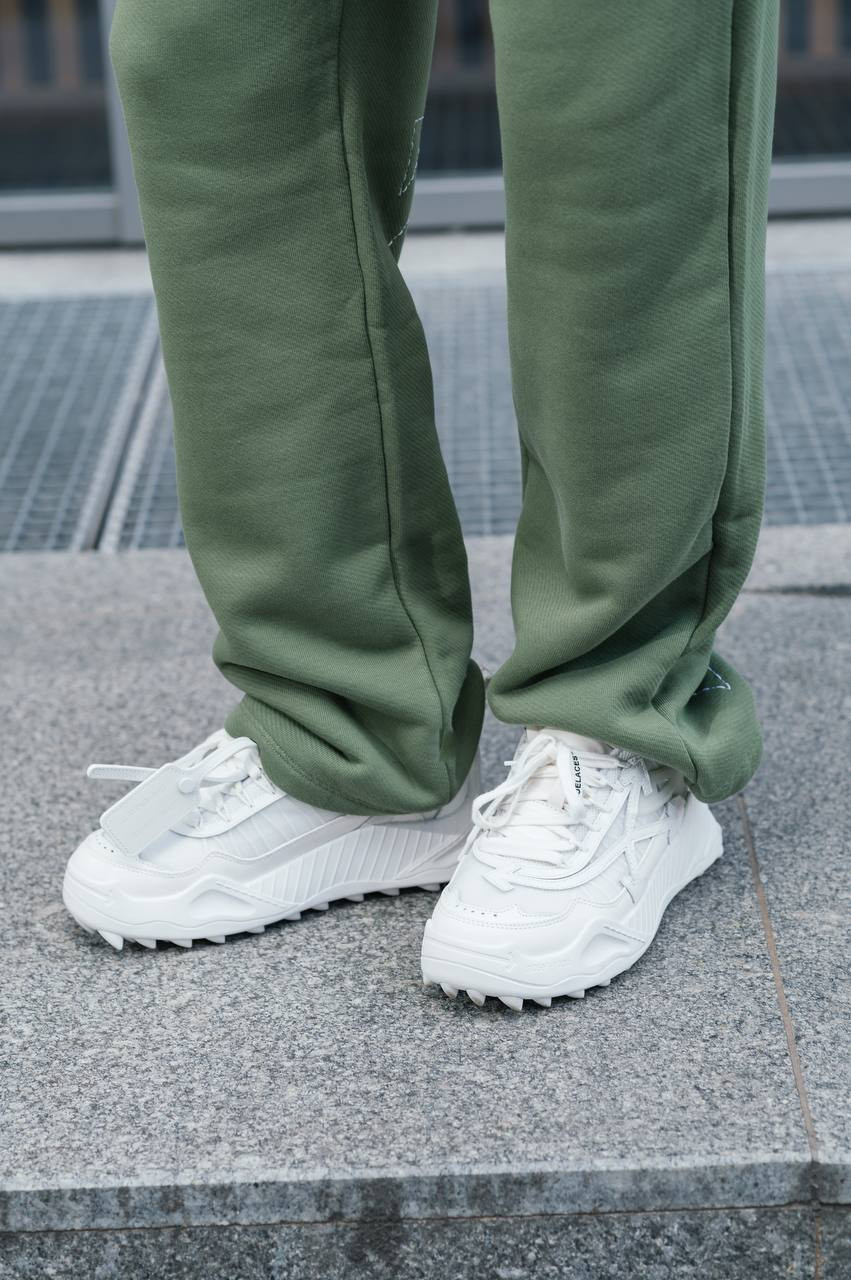 Off-White - Белые комбинированные кроссовки Odsy-1000