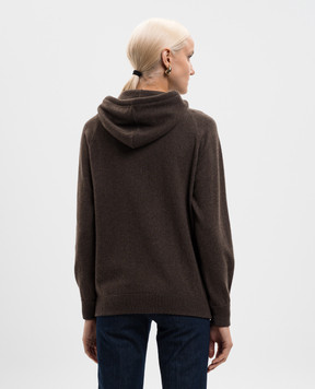 Enrico Mandelli Коричнева спортивна куртка з кашеміру 2KD17A5519